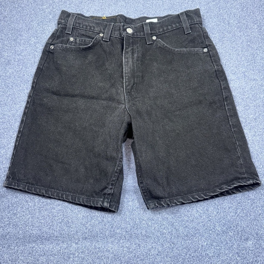 Levi's 550 Mens Shorts 32 Black Gray White Tab Made in USA Vintage